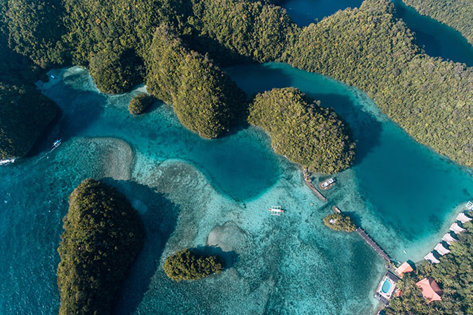 Siargao aerial view